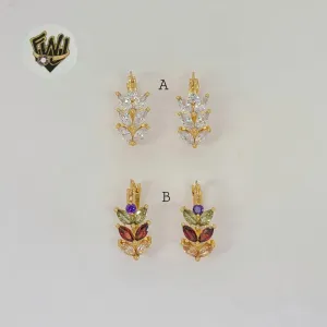 (1-2666-1) Gold Laminate - Zircon Hoops - BGO