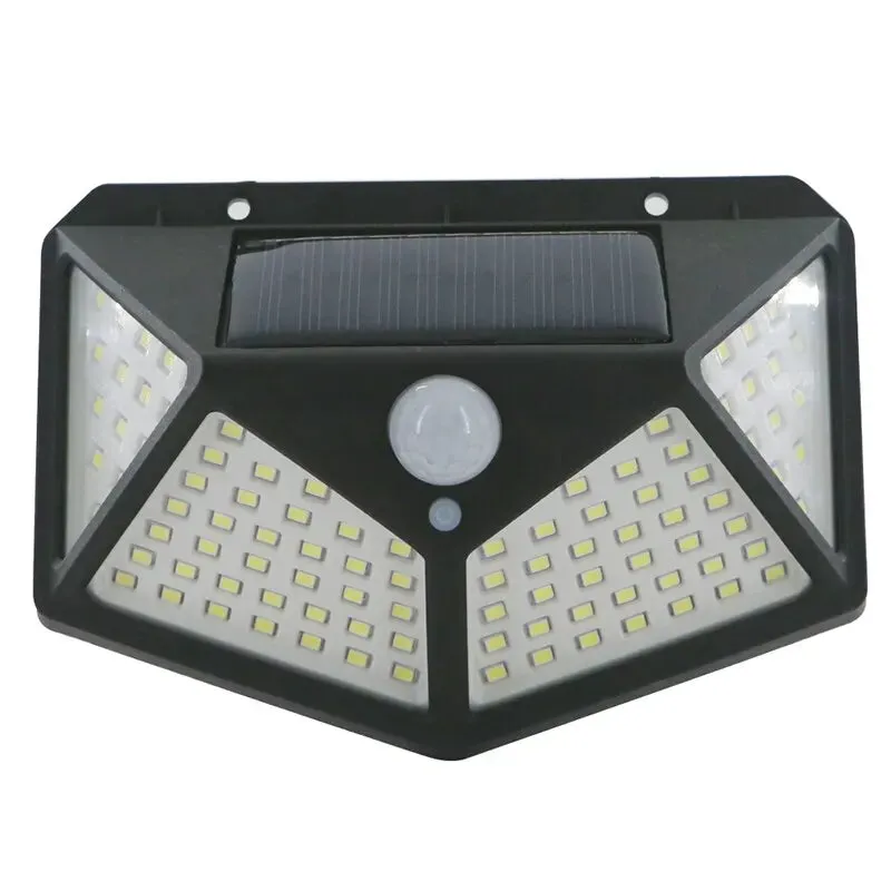 100 Led Solar Wall Light with Motion Sensor