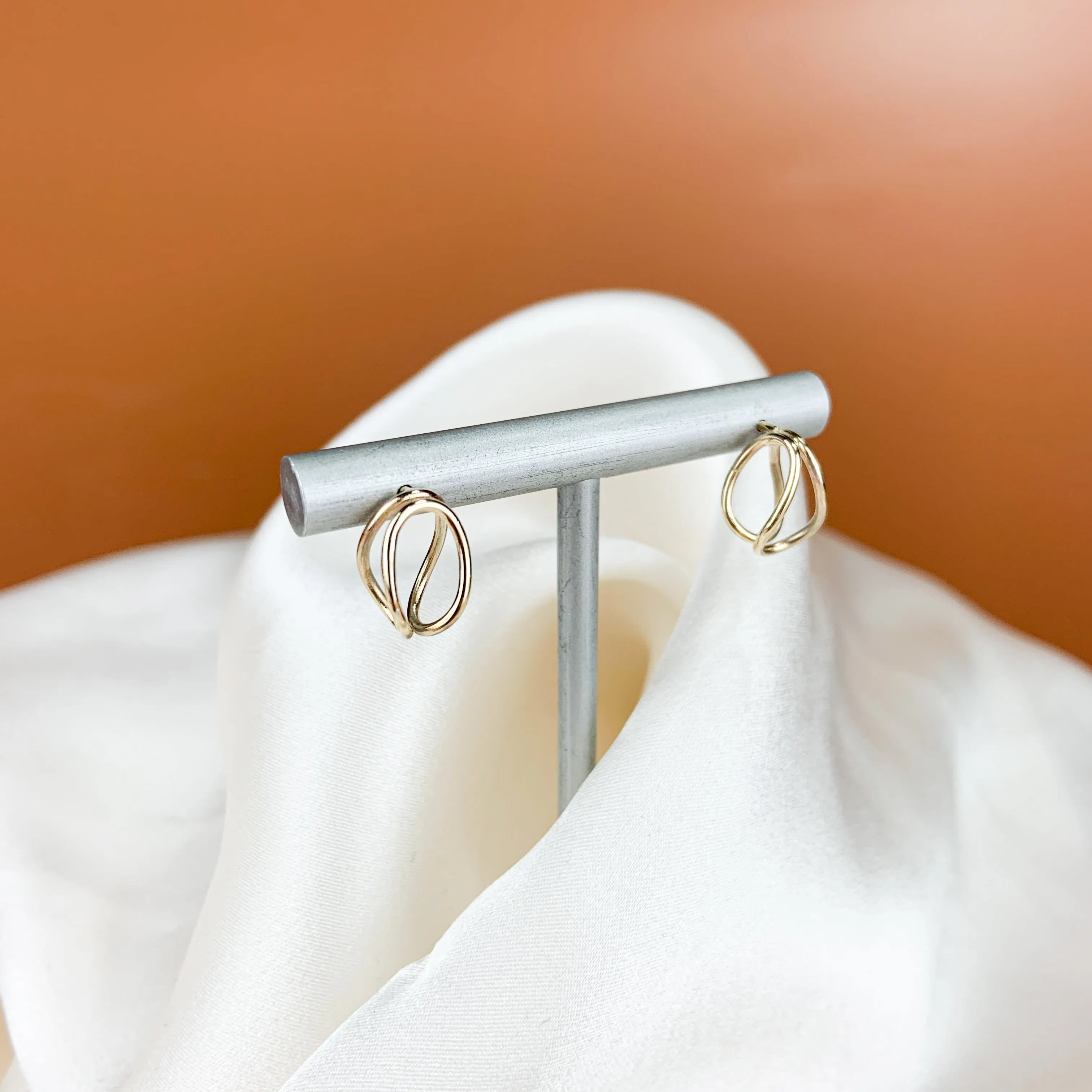 9ct Small Link Studs