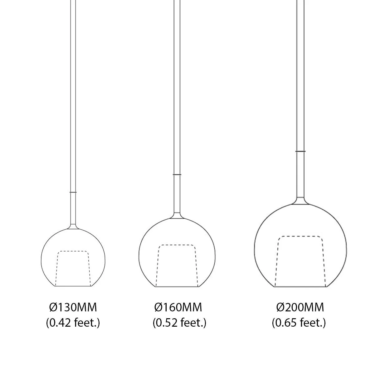 ANKUR PENTA GLO GLASS HANGING LIGHT