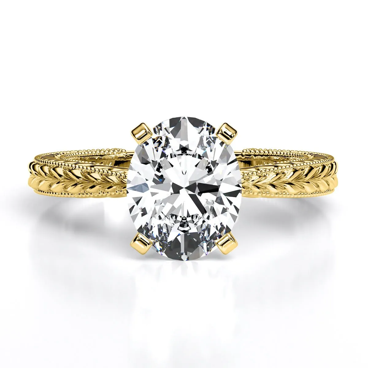 Azalea - Oval Lab Diamond Engagement Ring (IGI Certified)