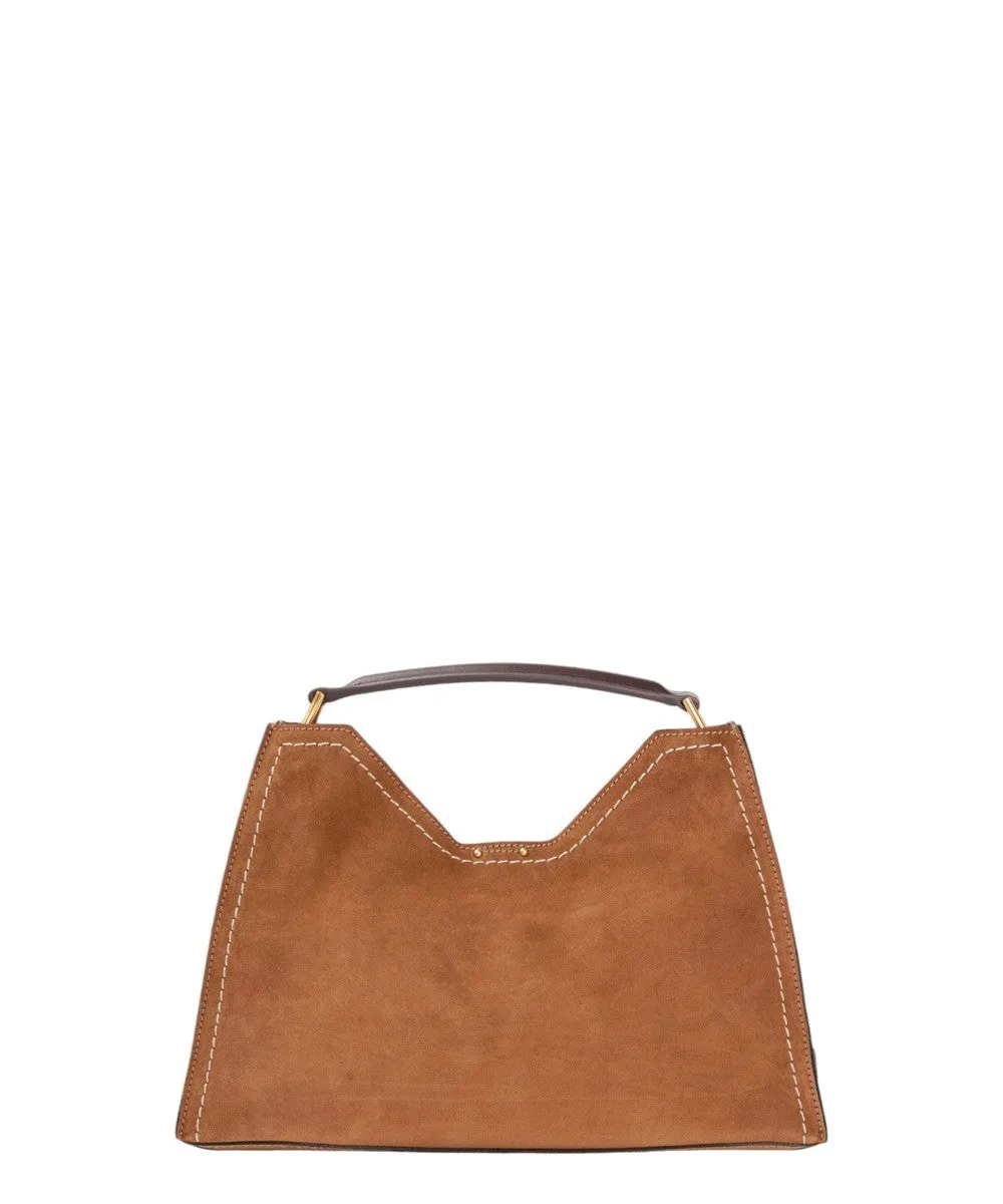 Borsa Aurora in Light Suede
