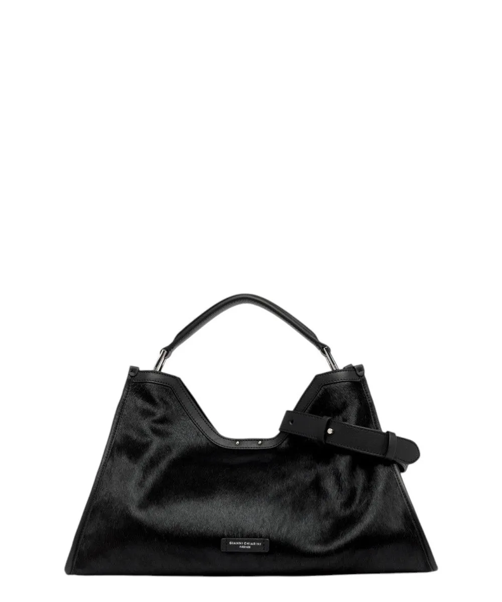 Borsa Aurora in Pelle Effetto Cavallino