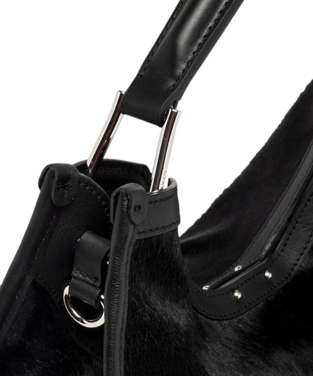 Borsa Aurora in Pelle Effetto Cavallino