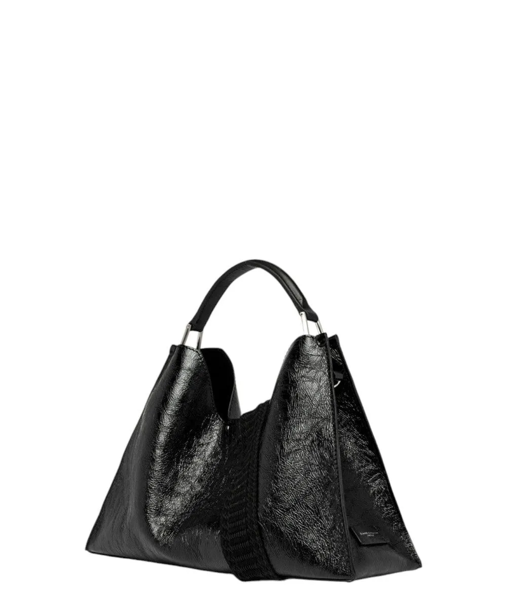 Borsa Aurora in Pelle Lucida