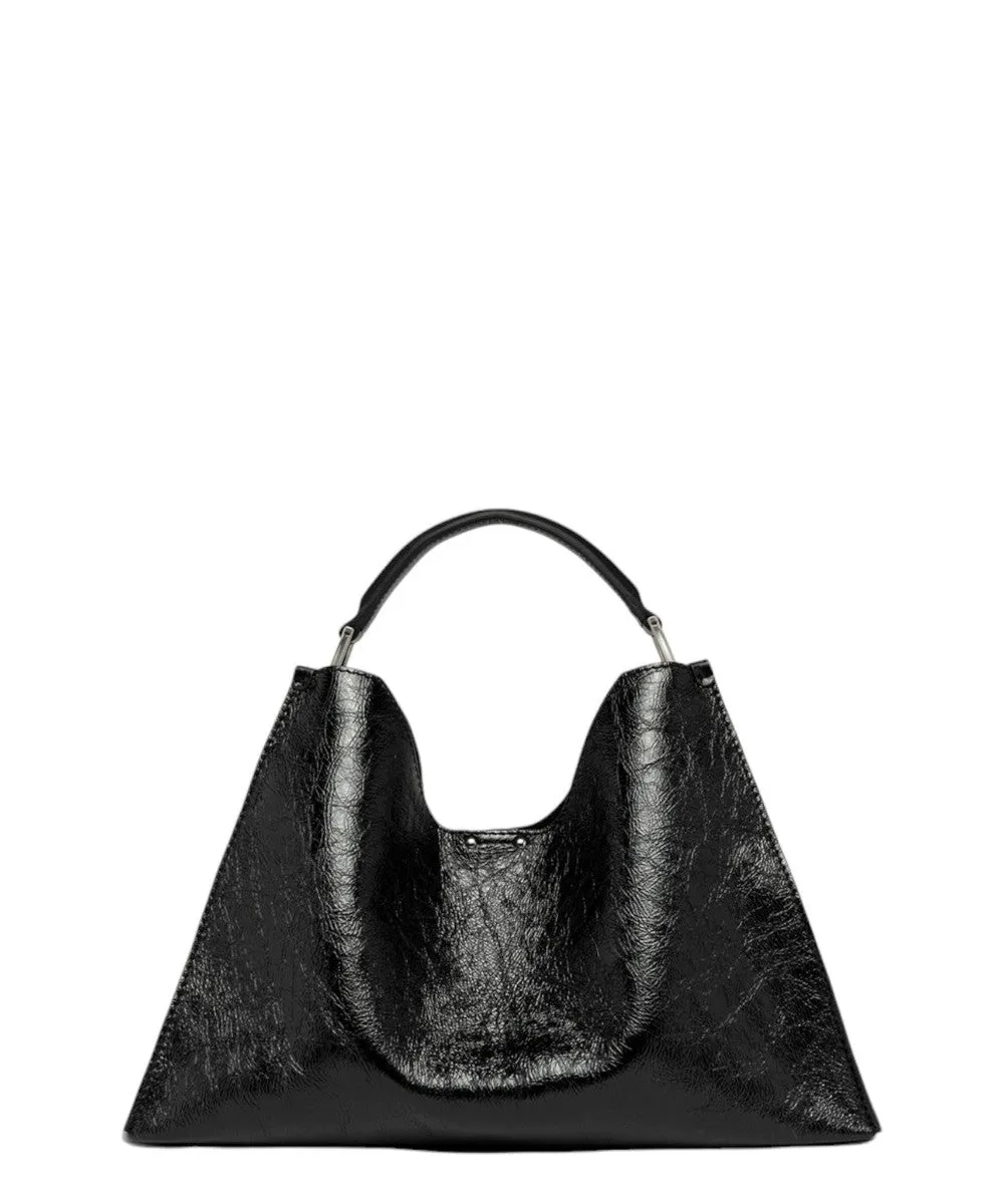 Borsa Aurora in Pelle Lucida