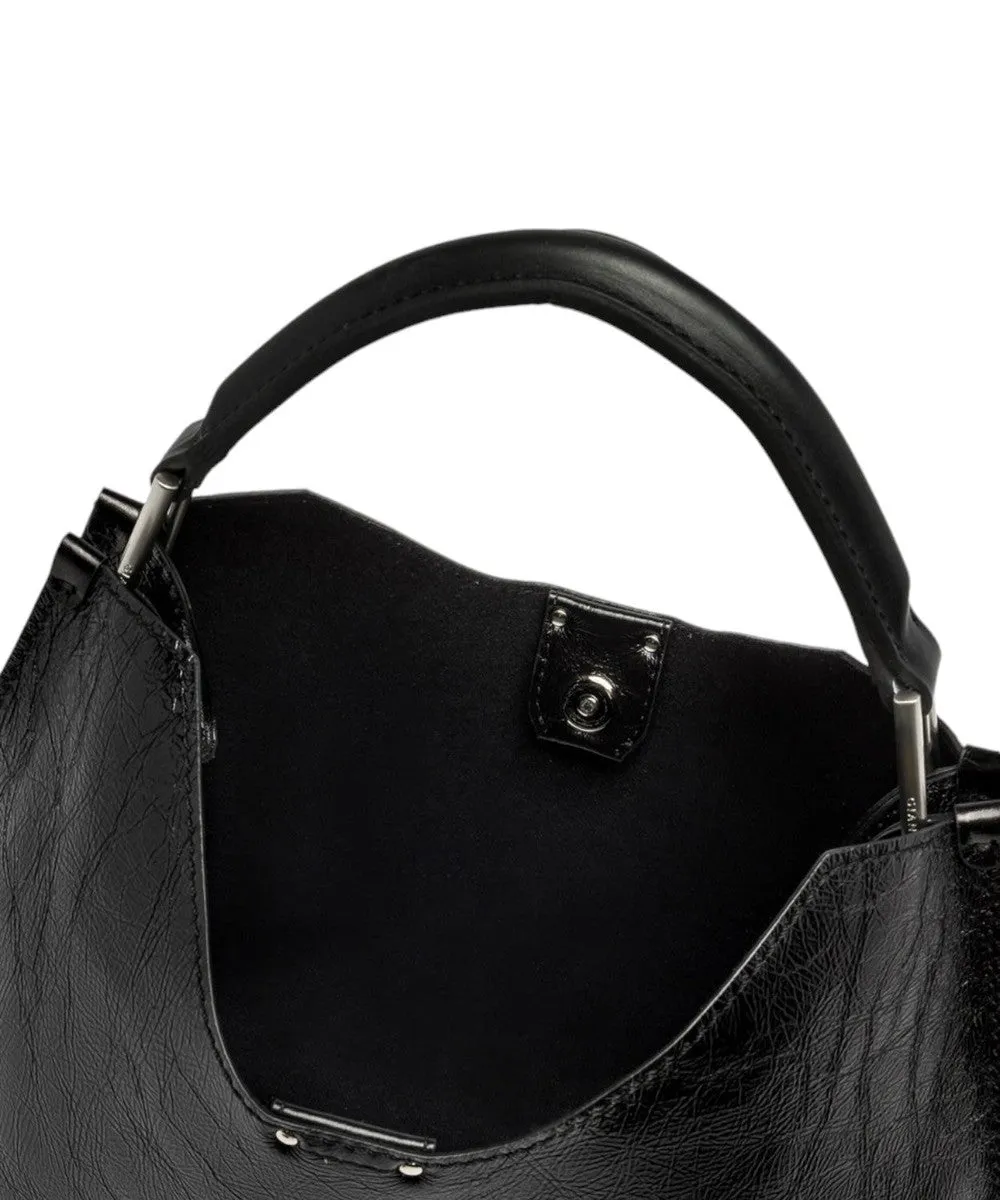 Borsa Aurora in Pelle Lucida