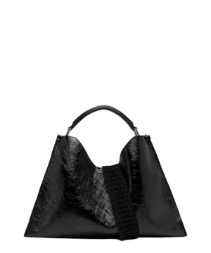 Borsa Aurora in Pelle Lucida