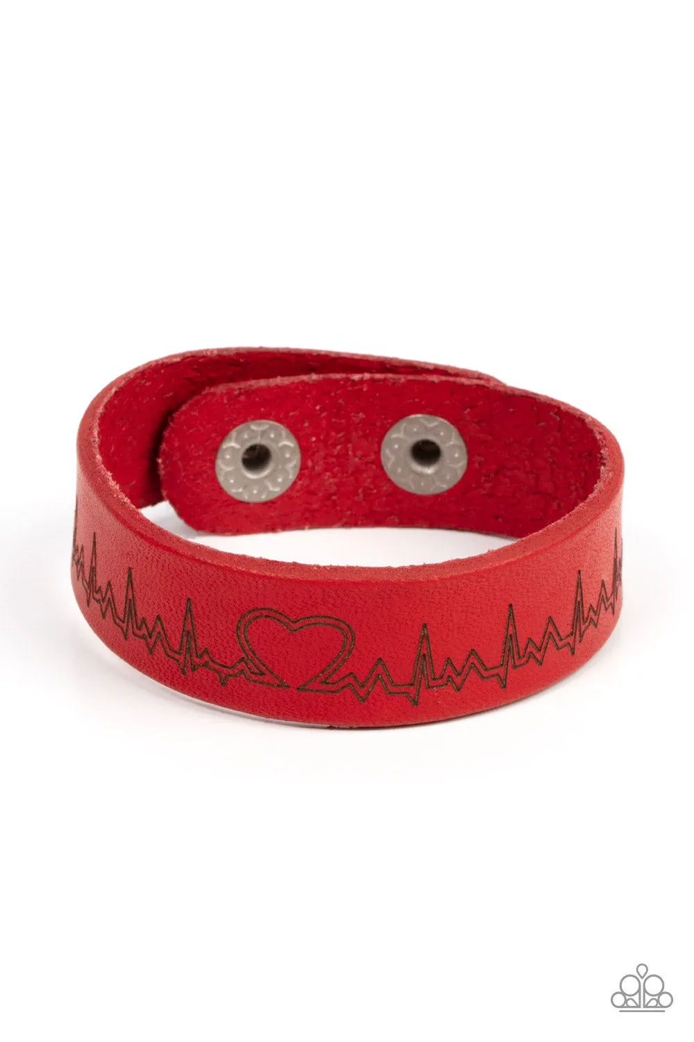 Bracelets Haute Heartbeat - Red W21