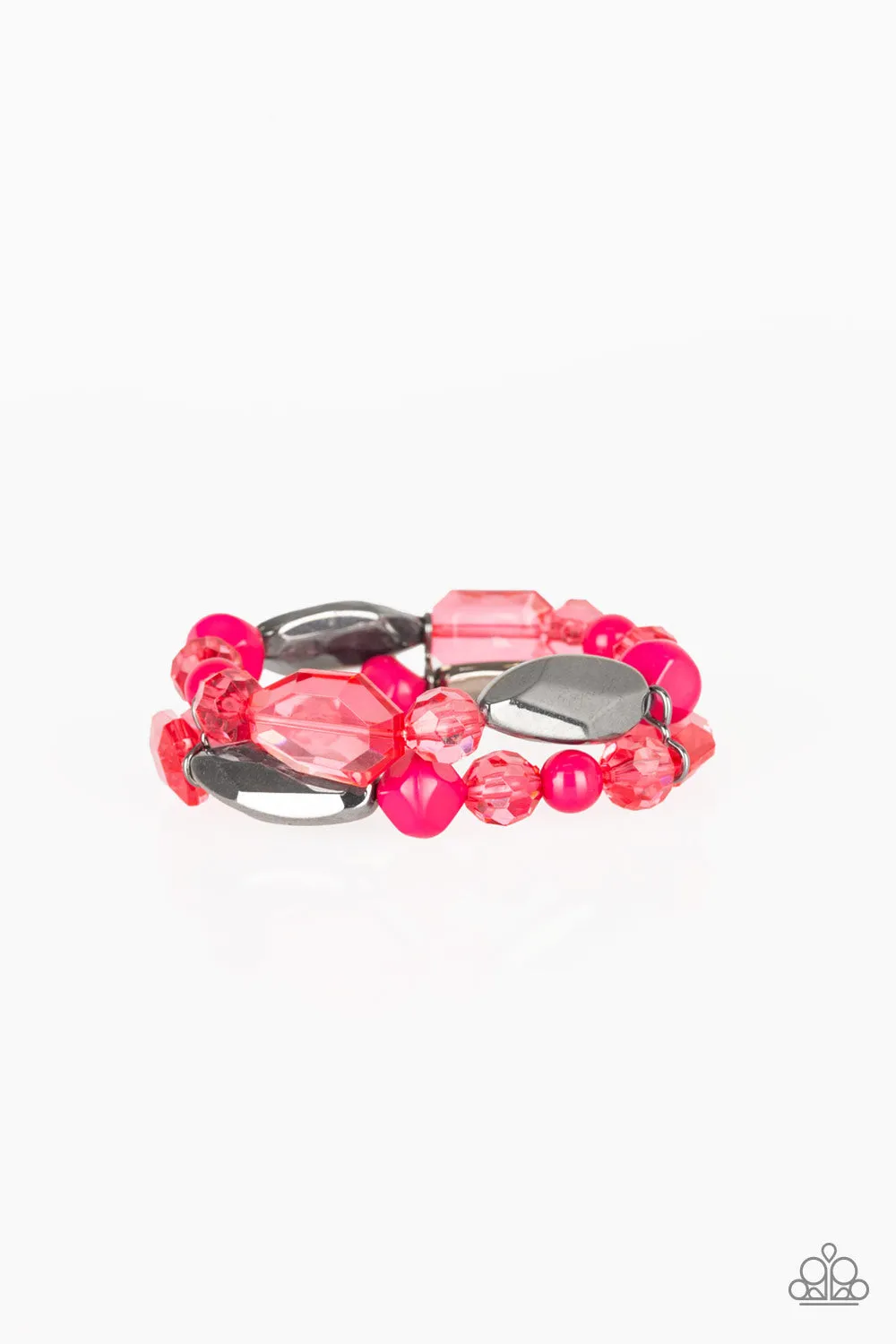 Bracelets Rockin Rock Candy - Pink B344