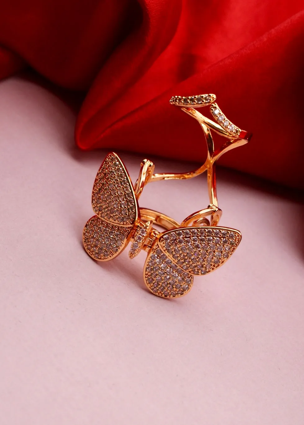 BUTTERFLY FINGER RING