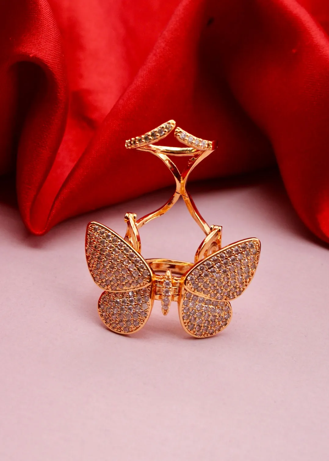 BUTTERFLY FINGER RING