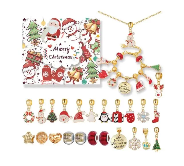 Christmas Countdown Calendar Bracelets