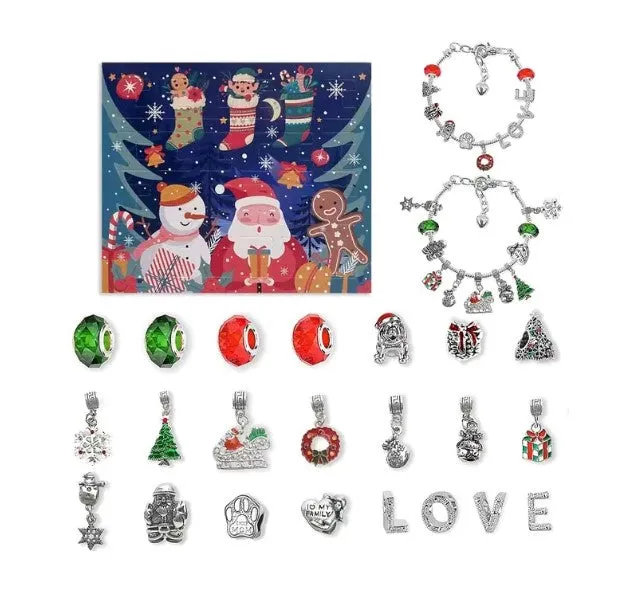 Christmas Countdown Calendar Bracelets