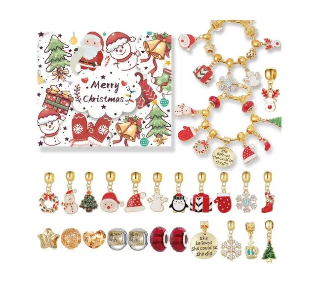 Christmas Countdown Calendar Bracelets