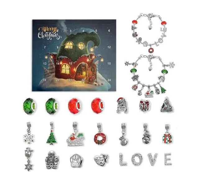 Christmas Countdown Calendar Bracelets