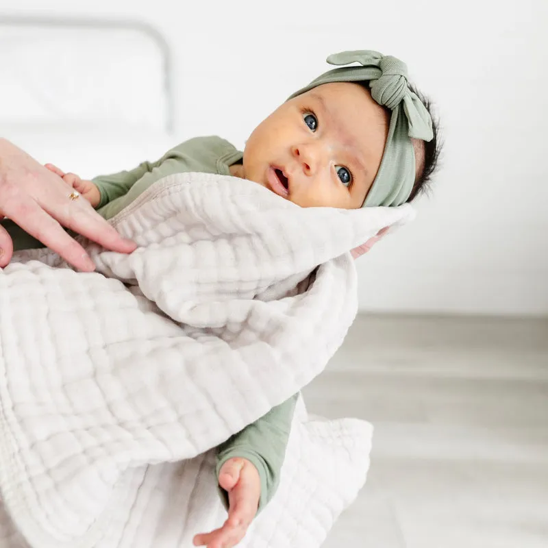 Cloud Muslin Burp Cloth 2 Pack, Grey