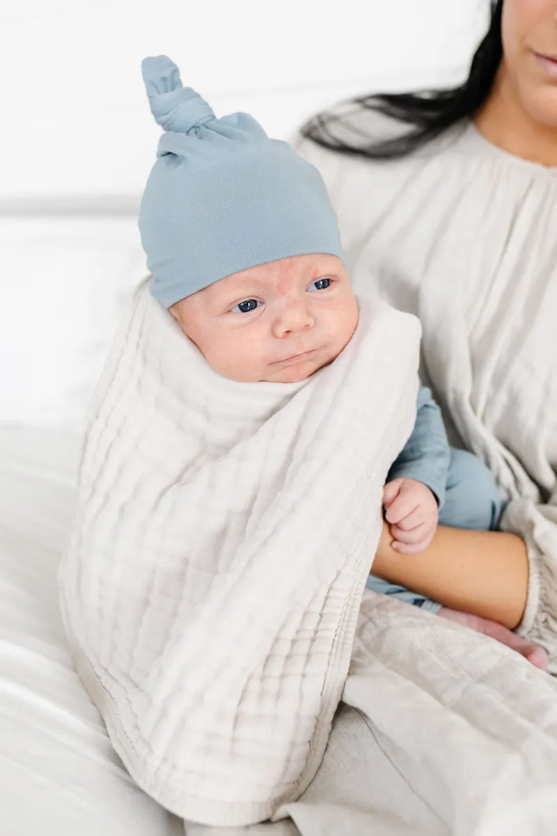 Cloud Muslin Burp Cloth 2 Pack, Grey