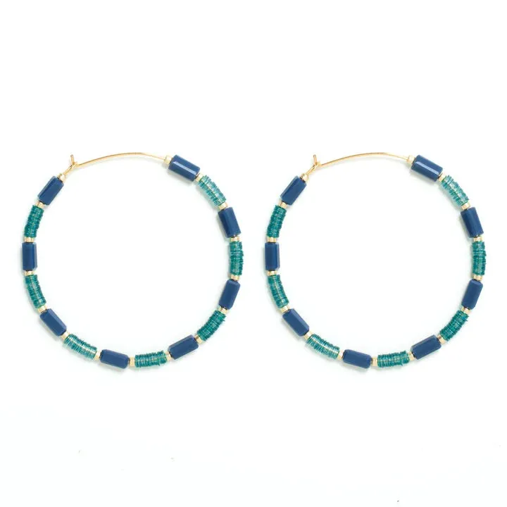 Colorful Delicate Hoops