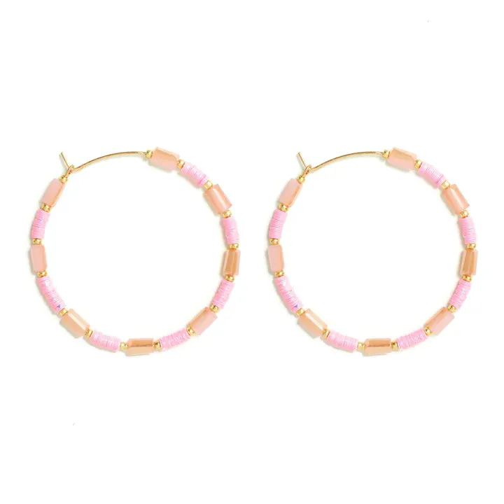 Colorful Delicate Hoops