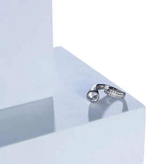 Ethereal Elegance Silver Ring