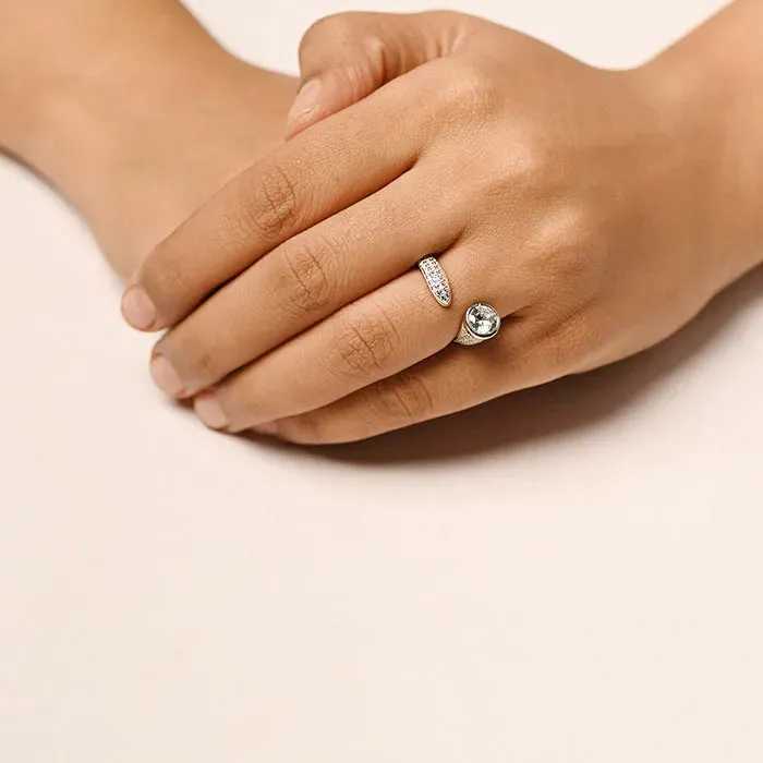 Ethereal Elegance Silver Ring