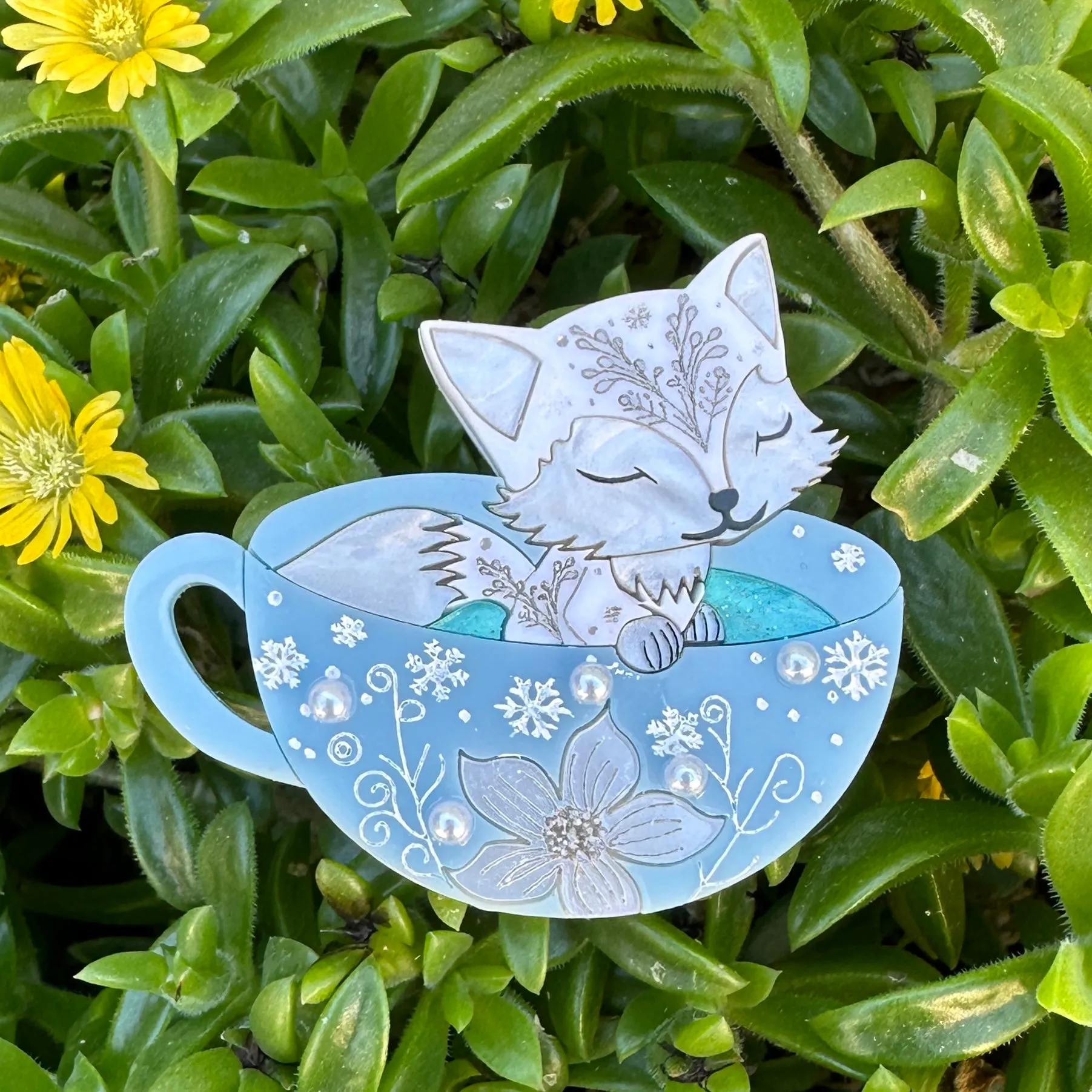 Frost Whisker - brooch