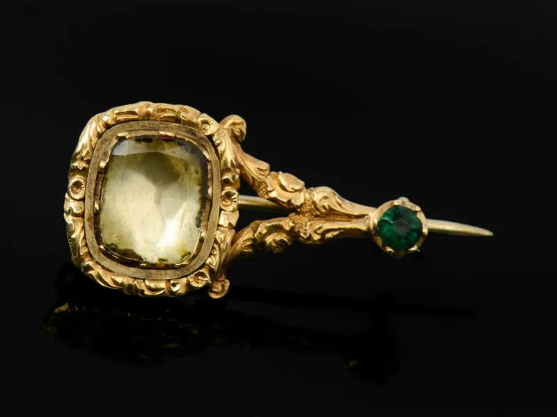 Georgian Halley's Comet Brooch