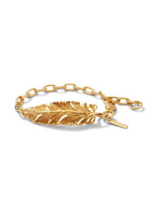 Gold Plume Bracelet