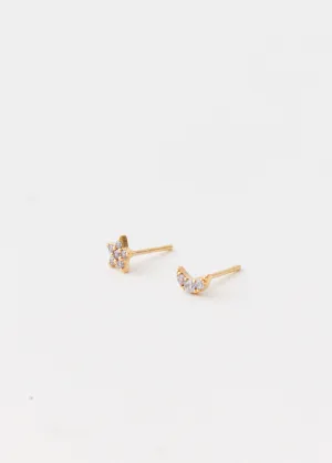 Moon & Star Studs