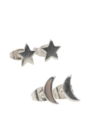 Night Sky Stud Earrings