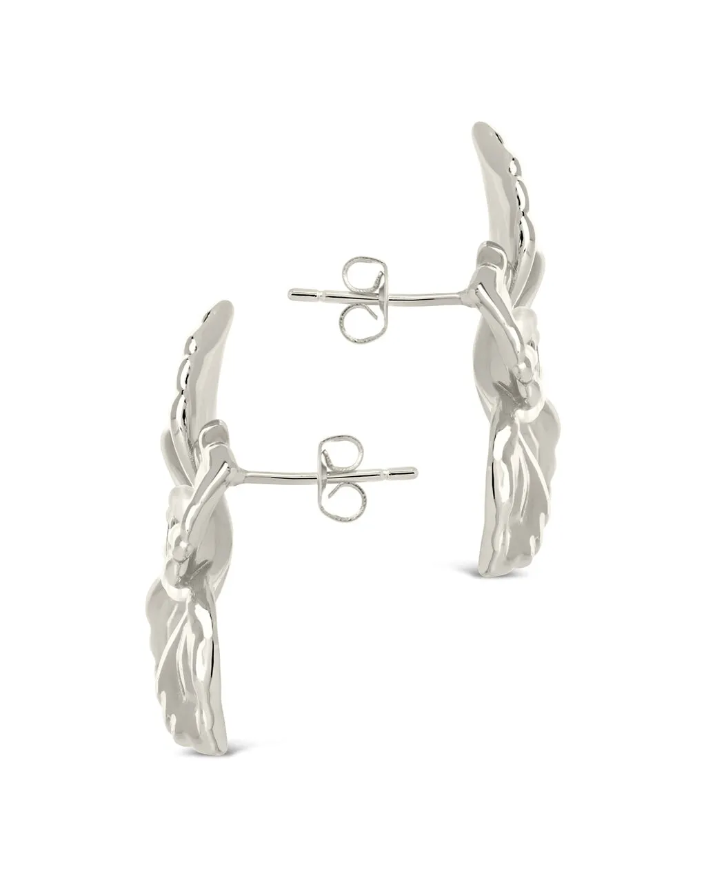 Ottilia Pearl & CZ Flower Stud Earrings