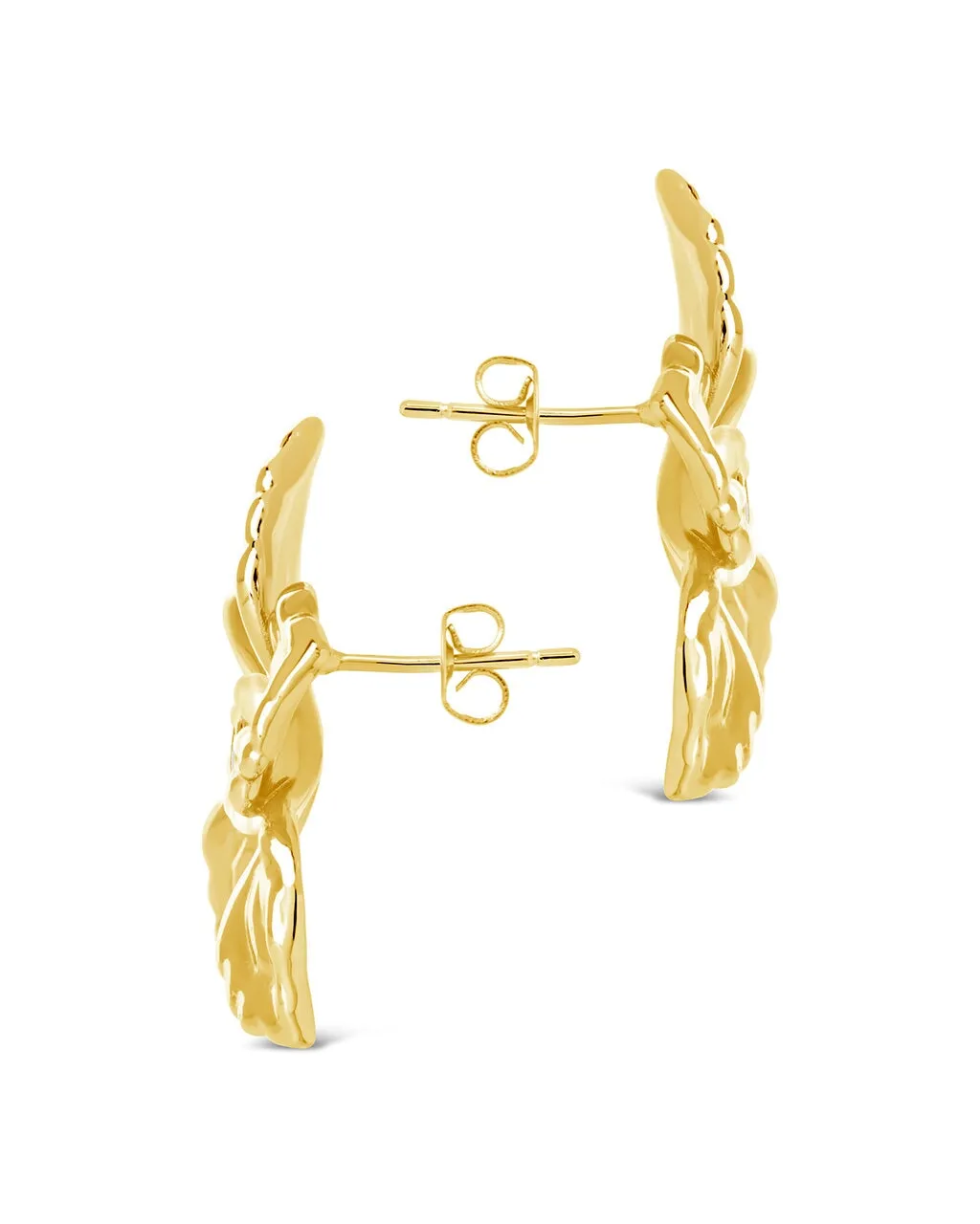 Ottilia Pearl & CZ Flower Stud Earrings
