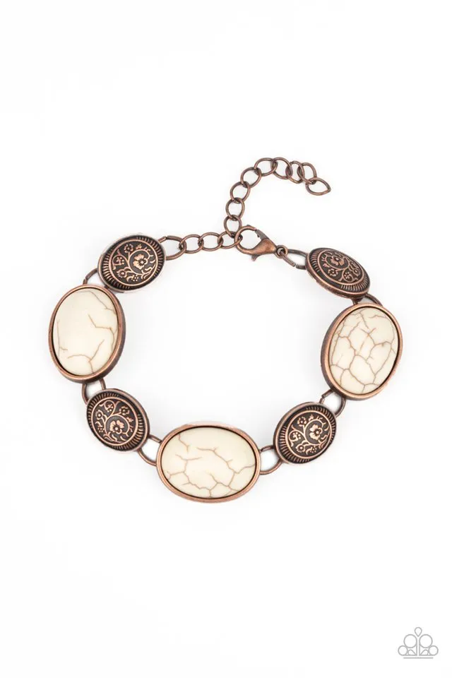 Paparazzi Bracelet ~ Cactus Country - Copper
