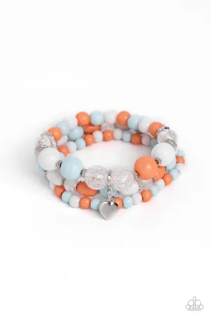 Paparazzi Heartfelt Haven Blue Bracelet