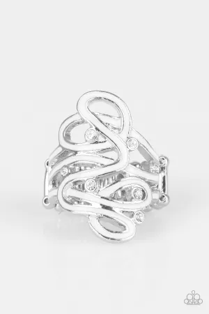 Paparazzi Ring ~ The Run-Around - White