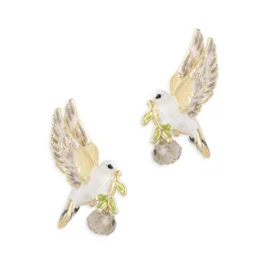 Peace Dove Studs