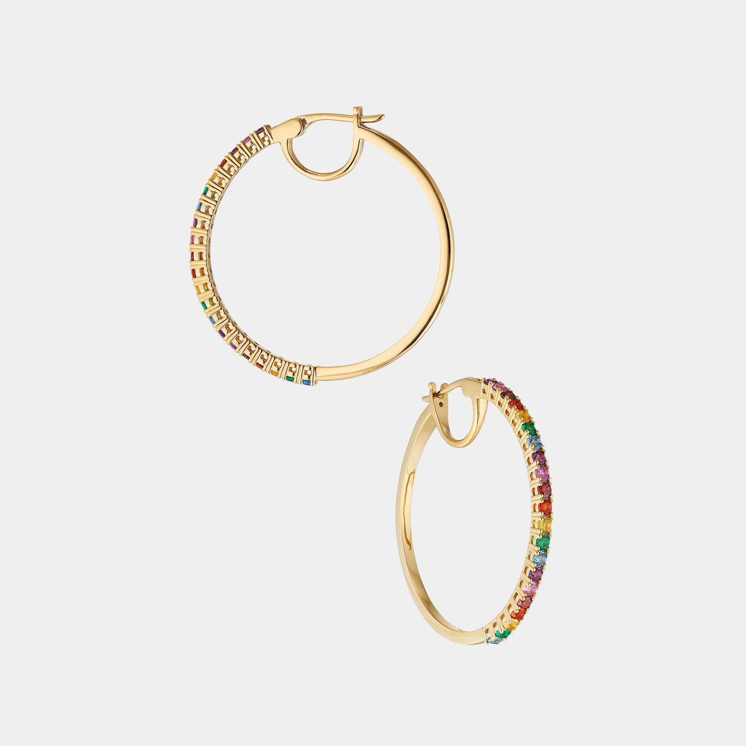PRIDE MEDIUM HOOP EARRINGS