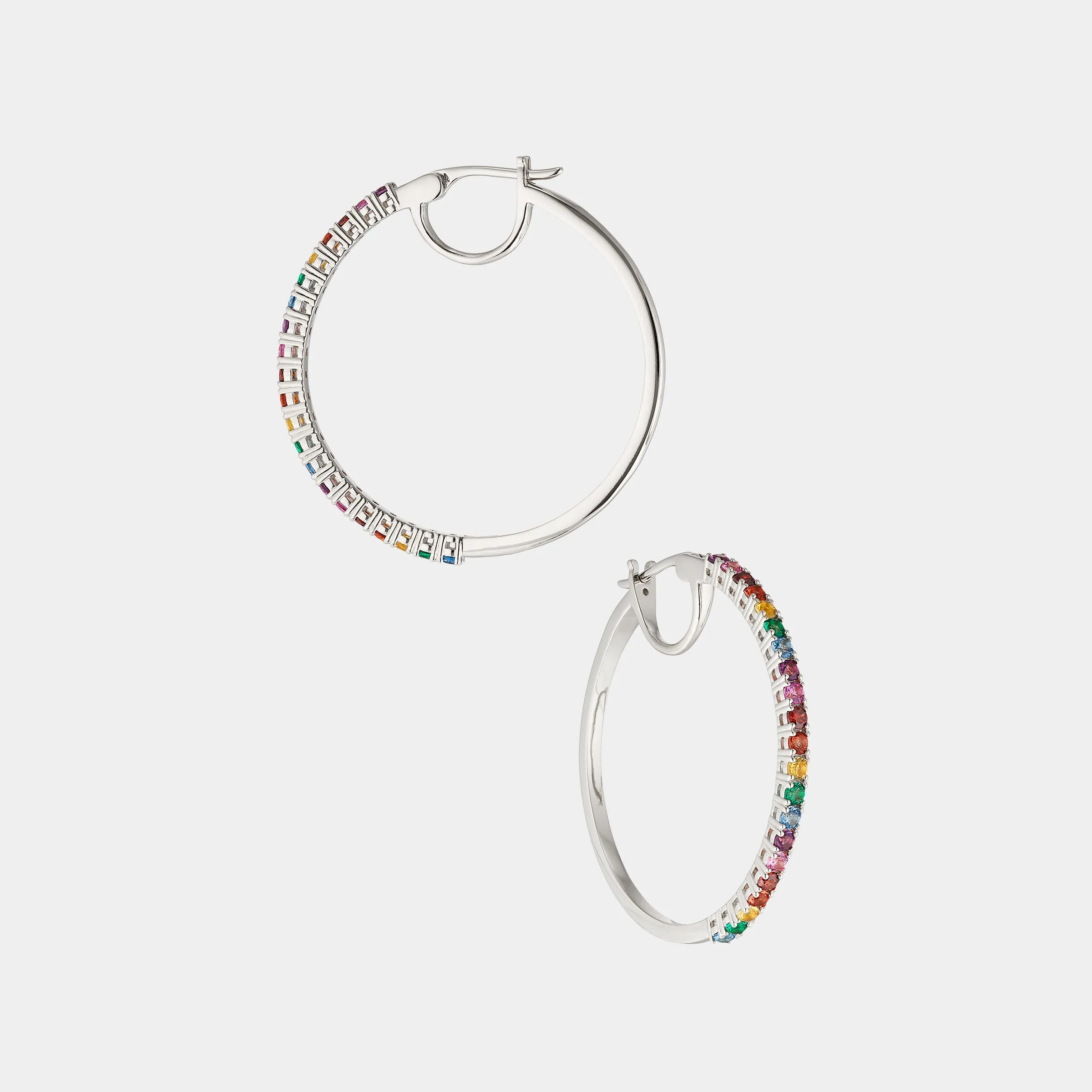 PRIDE MEDIUM HOOP EARRINGS
