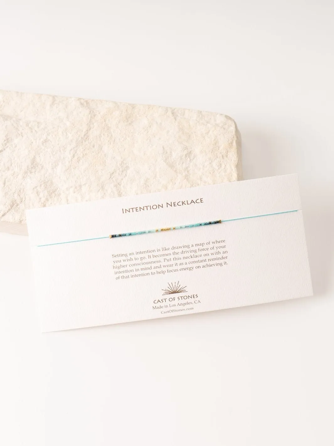 Radiant Aqua Intention Necklace