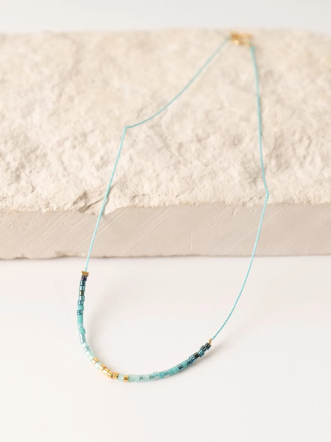 Radiant Aqua Intention Necklace