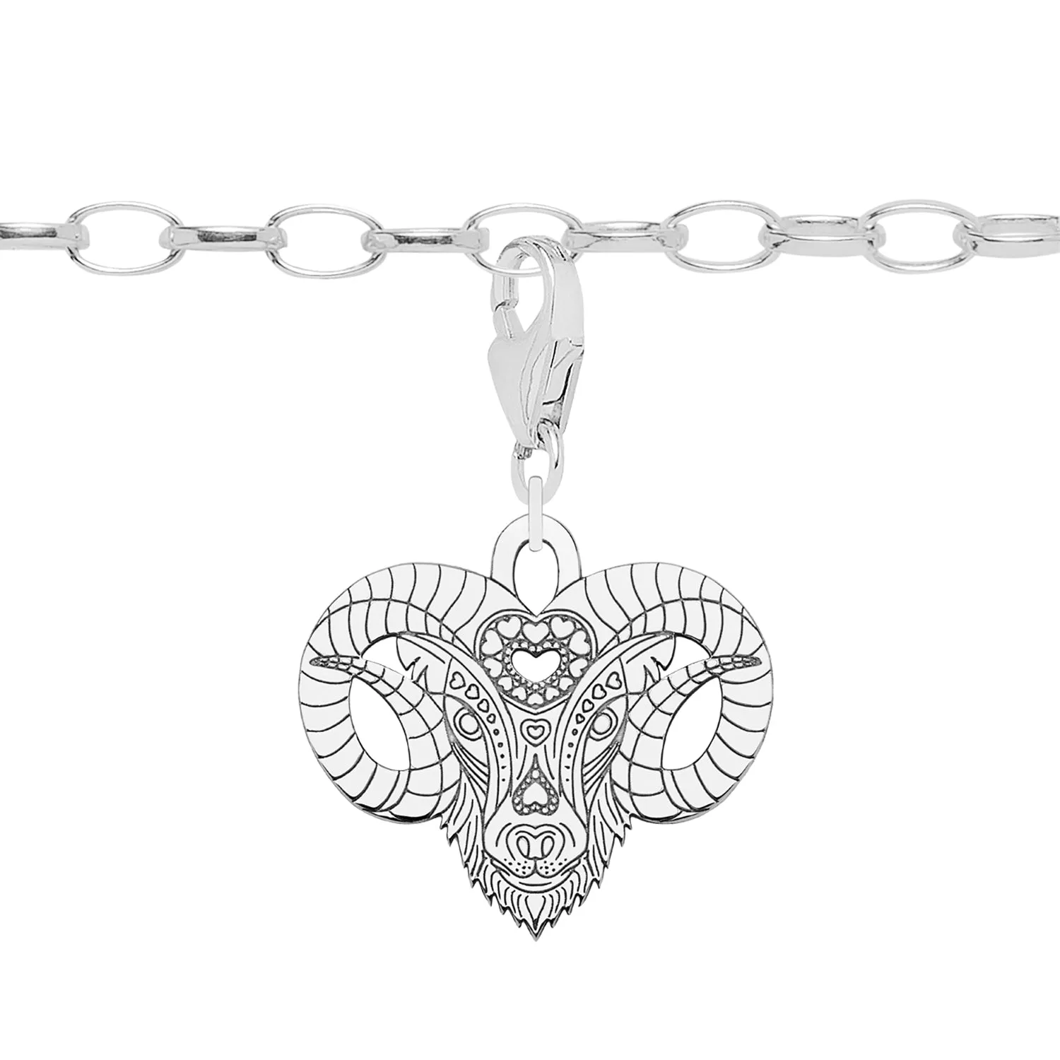 Rams Head Charm