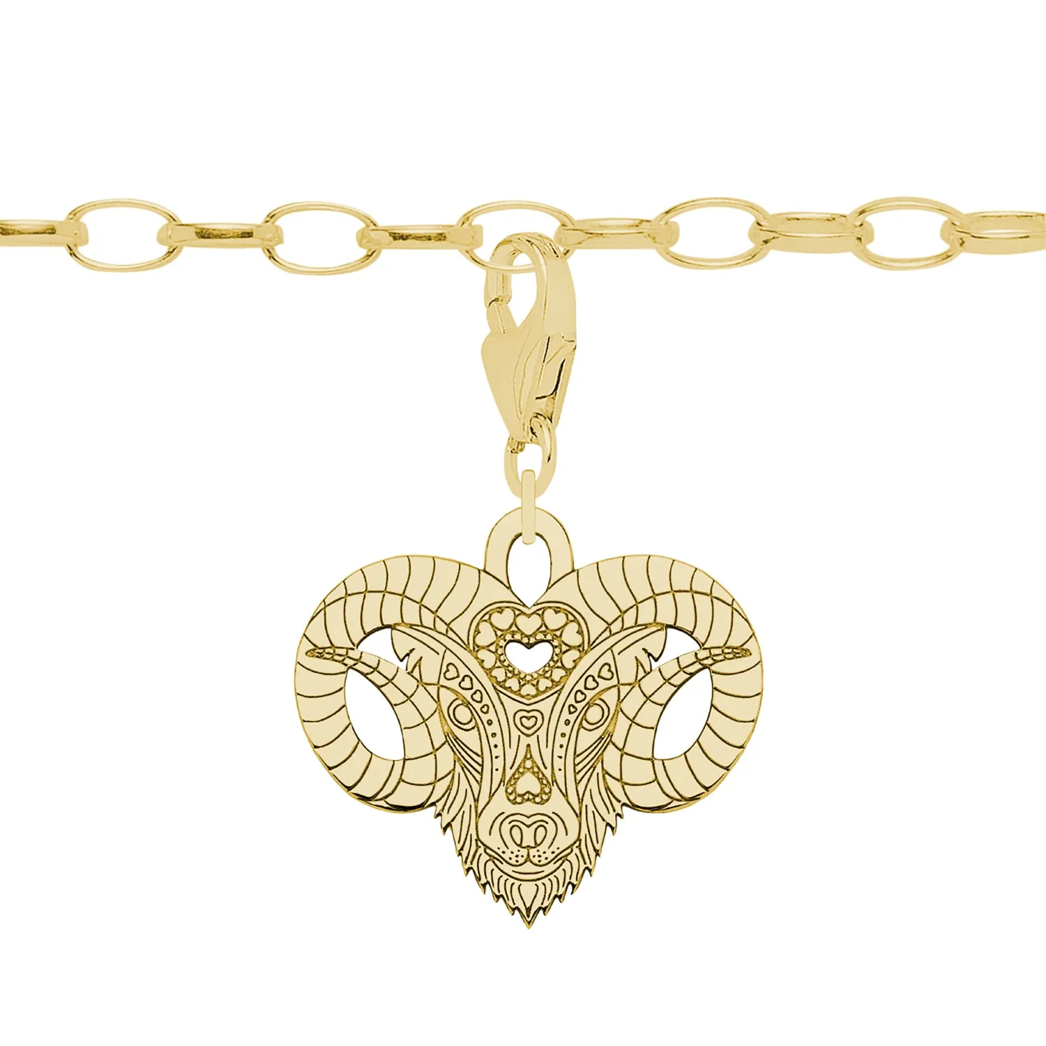 Rams Head Charm