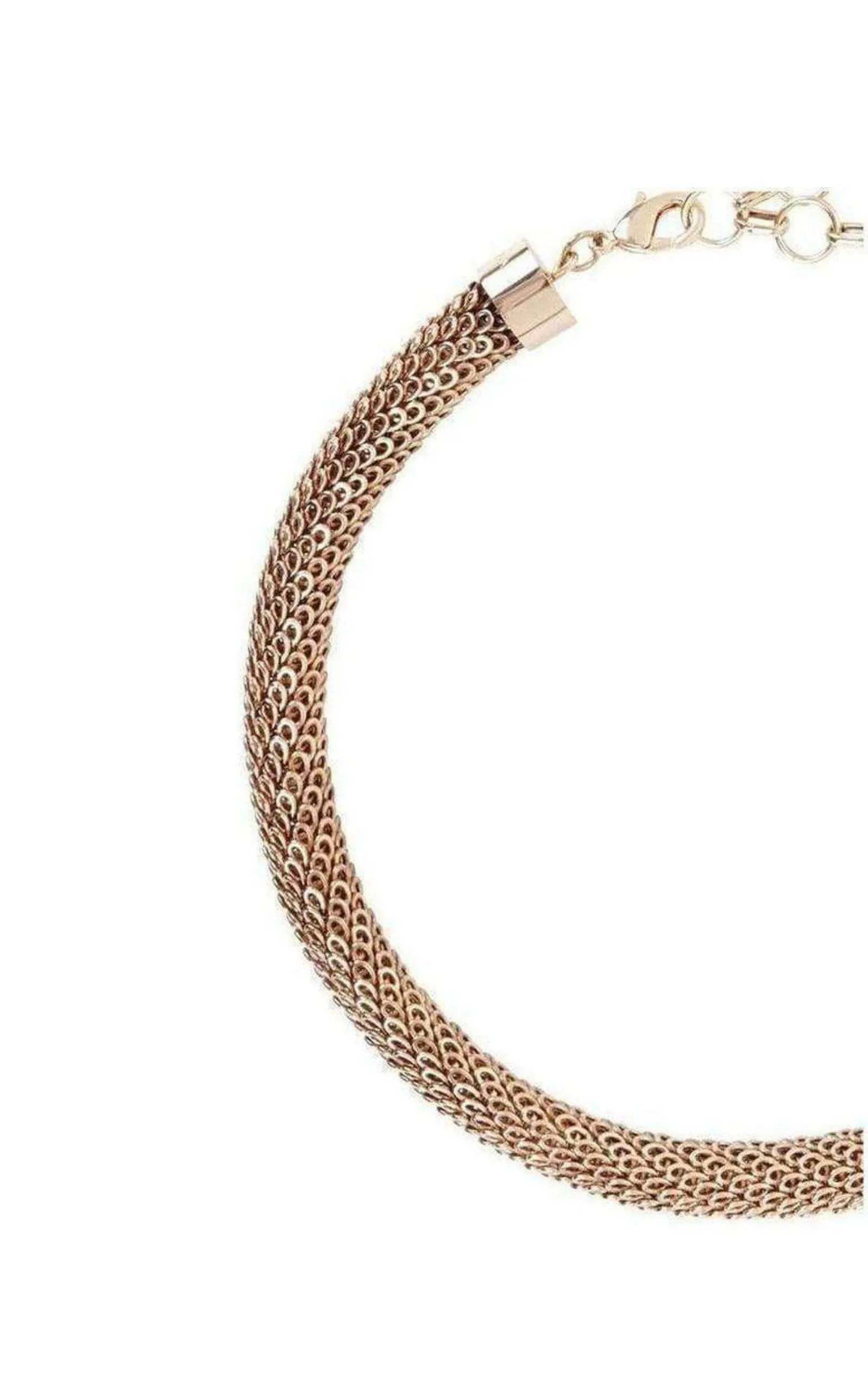Rose Gold Looped Chain Necklace
