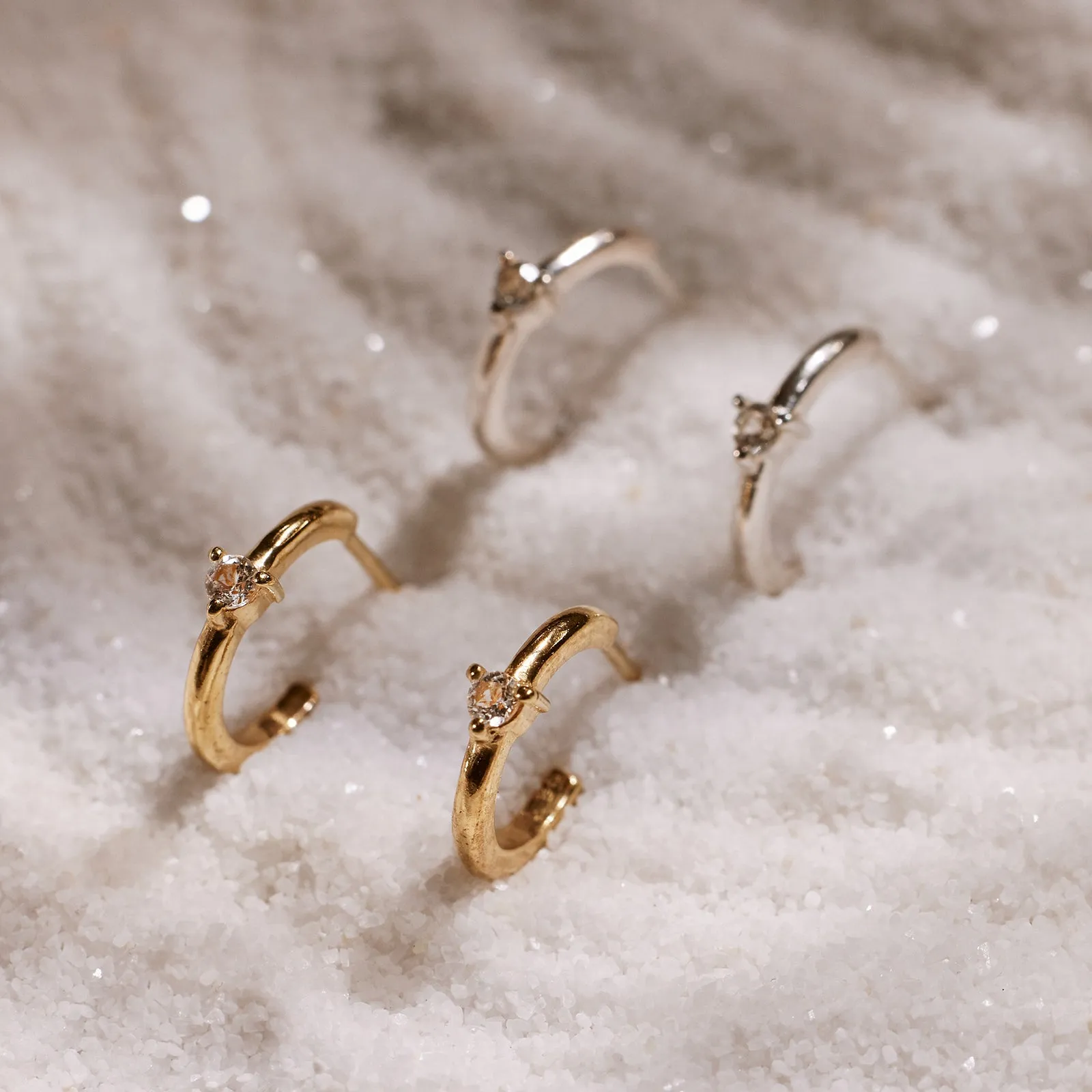 Shimmering Hoop Earrings