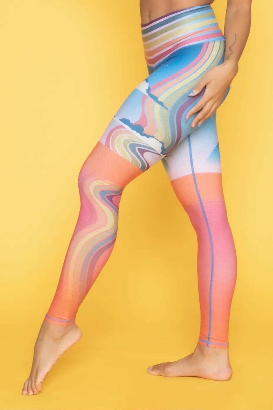 Sol Legging | Rainbow Cloud