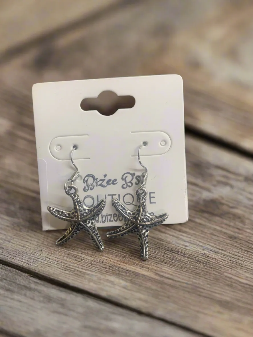 Star fish earrings