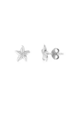 Starfish Studs Silver