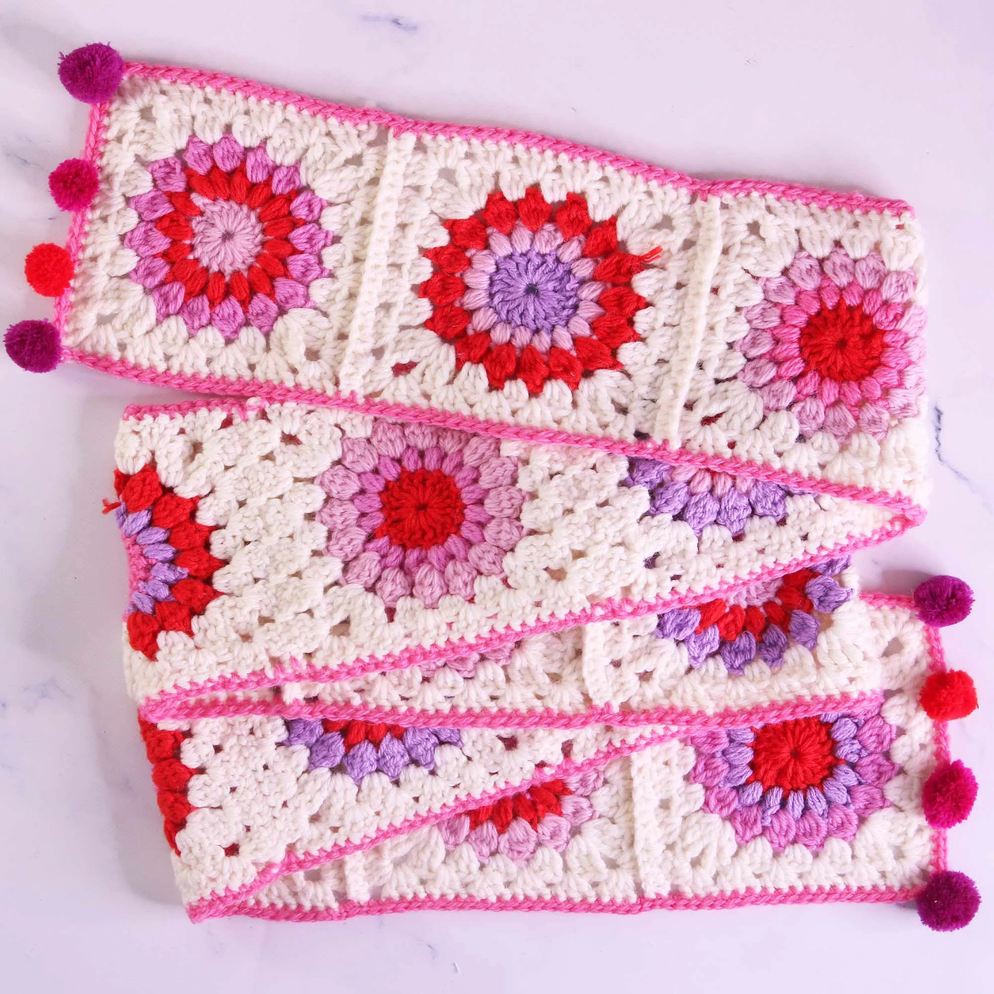 Sunny Scarf Crochet Pattern