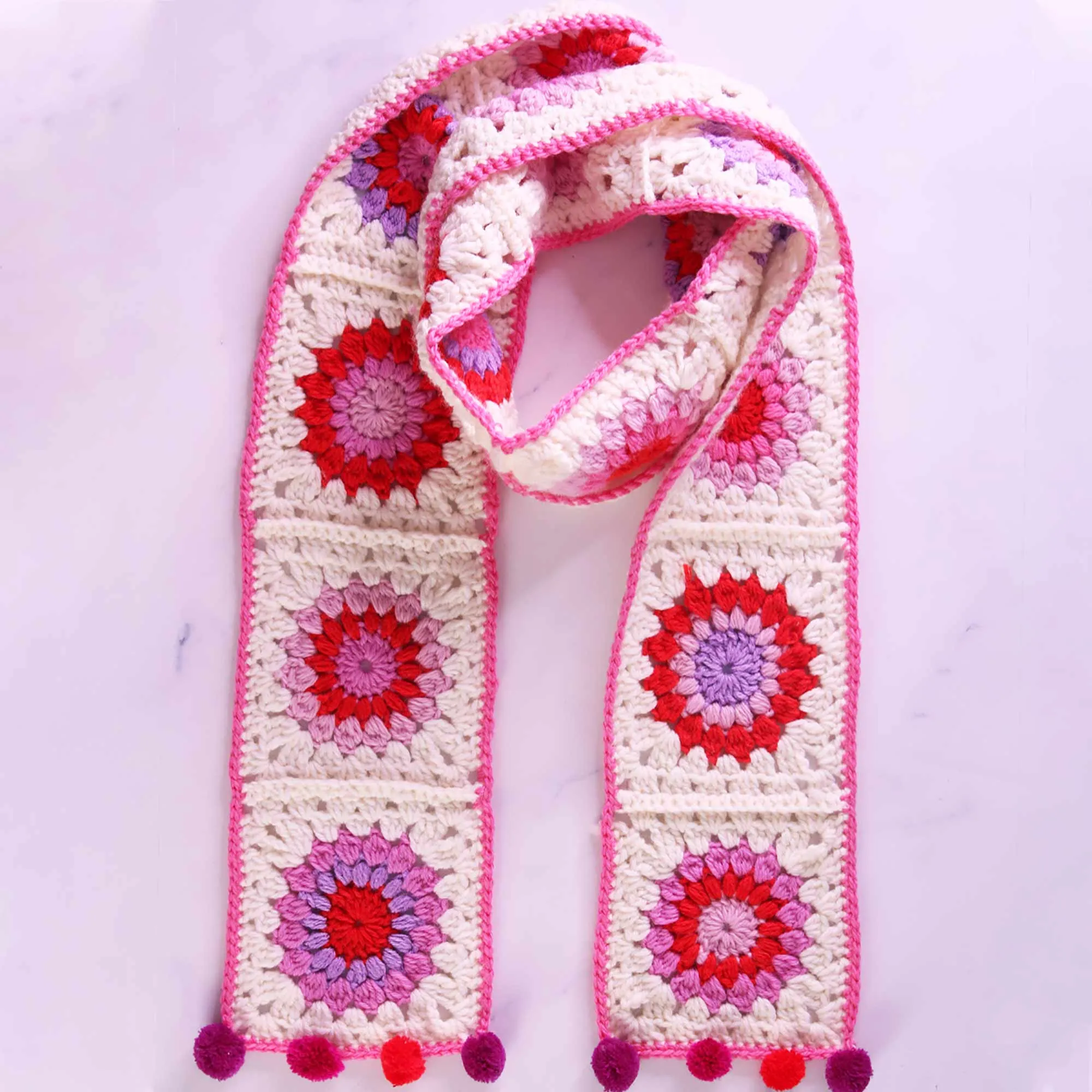 Sunny Scarf Crochet Pattern